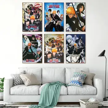 anime bleach Teenetemärgi Kunst, Plakat Seina Art Personaliseeritud Kingitus Moodne Perekond magamistuba Decor 24x36 Lõuend Plakatid