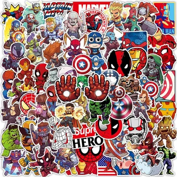10/30/50/100TK Disney Marvel Avengers Superkangelane Kleebised Kleebised DIY Sülearvuti Auto Vee Pudel Mänguasjade Cartoon Kleebis Lapsed