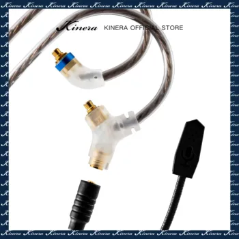Kinera Gramr Must Modulaarne Mikrofon (3,5 mm + 4.4 mm), OFC hõbetatud,0.78 2pin / MMCX pistik
