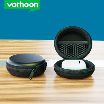 Vothoon Kõrvaklappide Puhul Apple Airpods Pro EVA Veekindel Kaasaskantav Kott Bluetooth Kõrvaklappide Laadimise Kaabel Luksus hoiukarpi