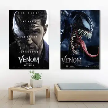 Venom Koomiksid Filmi Lõuend Kunsti Plakat ja Seina Art Pilt Prindi Moodne Perekond magamistuba Decor Plakatid