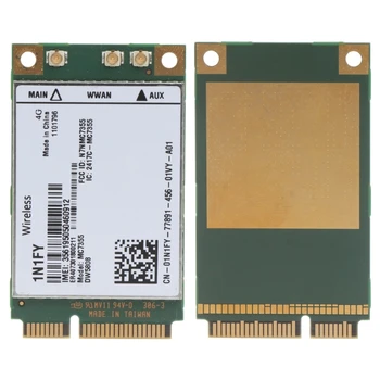 Uus Originaal 1N1FY DW5808 4G Moodul Traadita MC7355 PCIe LTE / HSPA +, GPS-100Mbps-Kaardi forDell 1900/2100/850/70 K1KF