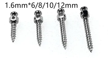 Ortodontiline hambaravi Self-Puurimine TC4 Titaani Sulam Mikro Mini Kruvid ja Kruvikeerajad 1,6 mm