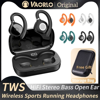 Traadita Sport Töötab Kõrvaklapid Bluetooth-5.3 Kõrvaklapid HiFi Stereo Bass Avatud Kõrva TWS Earbuds Müra Tühistamises Gaming Headset
