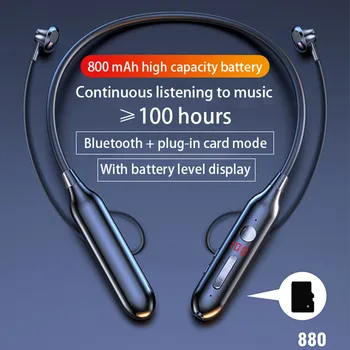 LS 100 Tundi Juhtmeta Bluetooth-Kõrvaklapp Magnet Äraveo HiFi Sound Stereo Peakomplekti Jaoks 2022 Sport