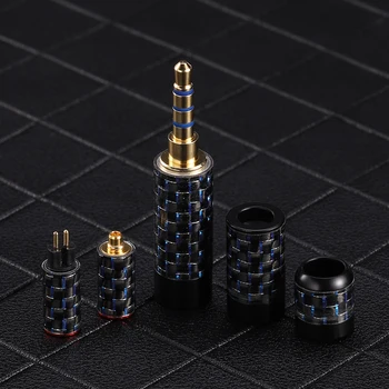 MMCX 0.78 QDC IE80S IM-Seeria IE40 Plug + Splitter + liugur + pin komplekt 2,5 mm ja 3,5 mm 4.4 mm kõrvaklappide kaabli tarvikud