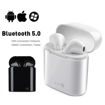 I7S TWS Traadita Bluetooth-Kõrvaklapid kaasaskantav sport Earbuds Stereo V5.0 Peakomplekt i7mini Universal