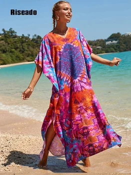 Uus Beach Väljasõit Kate Ups 2023 Pikk Kleit Naistele Riided Suvel Beachwear Mood seal kaftan