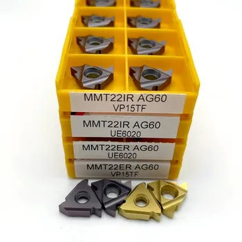Kõrge kvaliteediga MMT22ER 22IR AG60 metallniidiga keerates vahend, CNC treimine vahend 22ER AG60 kõvasulam karbiid treipingi tera