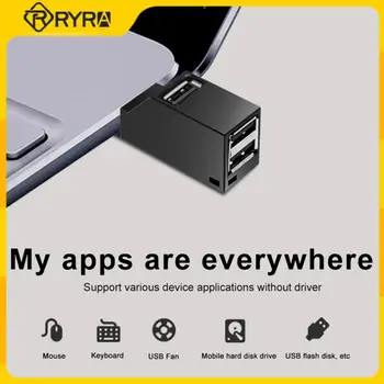 RYRA USB 3.0 Hub 3 Sadamate Kiire Andmete Ülekanne USB-Jaoturi Arvuti Sülearvuti Docking Station 2.0 Hub Adapter PC Tarvikud