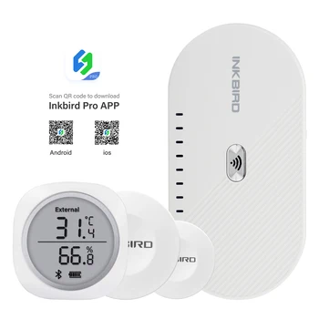 INKBIRD Digitaalne Termomeeter& Hygrometer-Seeria Data Logger Bluetooth-Ühendust Smart Home Temperatuur&Õhuniiskus Andur IBS-LDH1 LDH2