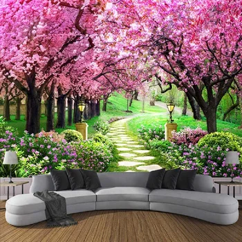 Cherry Blossom Dekoratiivse Seina Vaip Home Decor Magamistoaga Maastik Suur Riie Vaip Seina Riputamise Kaunistamine Seina Murals