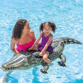Hot Müük Suvel Lastele ja täiskasvanutele Väljas Täispuhutav Realistlik Krokodill Mount Kuju Bassein Täispuhutavad Mängud Swimme