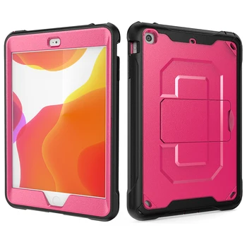 Kolme Kihi Kaitse Jalg Vastupidav Cover for iPad Mini 5 Case for iPad Mini 1 2 3 4 Silikoonist Põrutuskindel Juhul