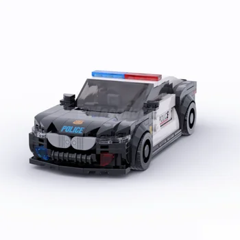 Uus KES BMW M8 Politsei Esita Sõidukite Mudel Hobi ehitusplokid DIY Auto Kollektsiooni Tellised Mänguasi Lastele jõulukingiks