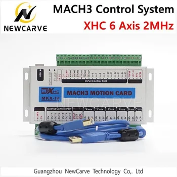 XHC 6 Telg Mk4 MKX-IV 4 põlvkonna Mach3 Breakout Pardal Usb-Motion Control Kaardi 2mhz Toetada Windows 7,10