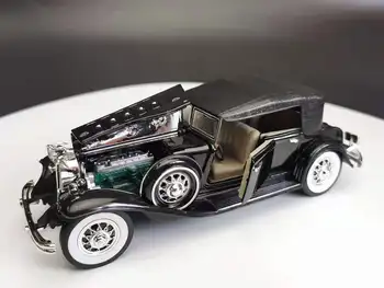 1:32 Mõõtkavas Ameerika luksusautod 1932 CHRYSLER LEBARON Klassikaline Auto Mudel Metallist Die-Cast Simulatsiooni Mänguasi Sõiduki Kogumise Kingitus