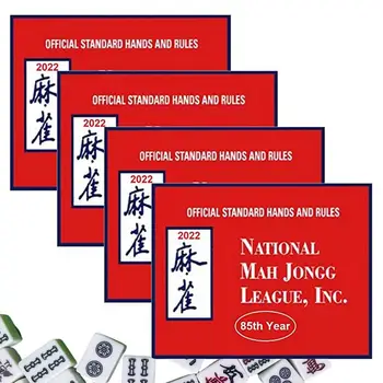Suur Mahjong Kaart Kaardid 2022 Suured Mah Jongg Kaardi Ametlik Käed Reeglid Mahjong Kaardid Õhtusöök