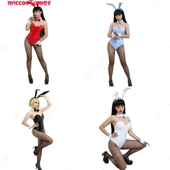 Naine Seksikas, Armas Jaapani Stiilis Musta Bunny Tüdruk Ühes Tükis Bodysuit Backless Jänku Sobiks Varustus Cosplay Kostüüm koos Headdress