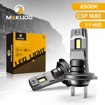 MAKUDO H7 LED Mini Wireless Esitulede Pirn 60W 6500K CSP Auto Auto Diood Lambid Esilaterna H7 Turbo Led 12V pistik ja mängida