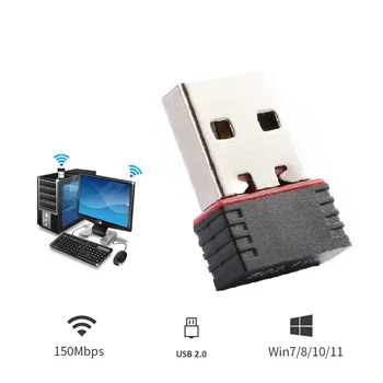 Mini ARVUTI WiFi adapter 150M USB WiFi antenni Traadita Arvuti Võrgu Kaart 802.11 n/g/b Kaasaskantav USB Kõrge Kvaliteedi Wifi Vastuvõtjad