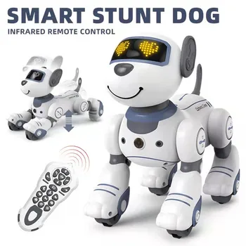 Hairun Robot Mänguasjad Elektroonilise Loomade RC Simon Koera häälkäskluse Programmeeritav Touch-tunnet Muusika Laul Robot Koera Mänguasi Poistele Lapsed