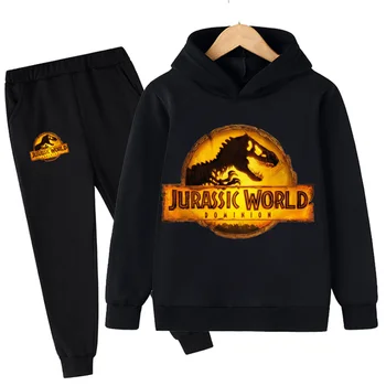 Beebi Poisid Tüdrukud Jurassic World Võim Varustus Kids Pikkade Varrukatega Pullover Sviitrid + Pikad Püksid 2Pcs/Set Kevadel Vabaaja Kostüümid