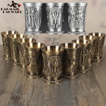 40ml Metalli Sulam Loominguline Vana-Egiptuse Shot Klaas Baar Drinkware Tarvikud