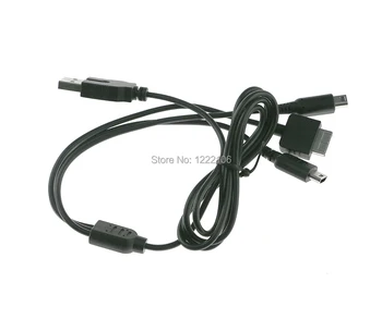 20PCS 3 in1 USB Power Laadija Laadimise Kaabel Nöörid Nintendo NDSL NDSI PSV1000 Laadimine Viib Kaablid