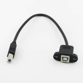 1x USB 2.0 B Male USB 2.0 B Emane Pesa Panel Mount Printer Laiendamine Pistik Kaabli Juhe 30cm/50cm/1m