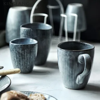 Jaapani Stiilis Retro Unikaalne Keraamiline Piima Tass Kohvi, Hommikusöök, Kes Armastavad Cup Teacup Dropshipping