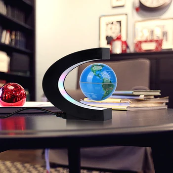 Kodu Kaunistamiseks Elektroonilise Antigravity Lamp LED Maailma Kaart Sünnipäeva Kingitused Magnetic Levitation Maailma Floating Uudne Pall Kerge