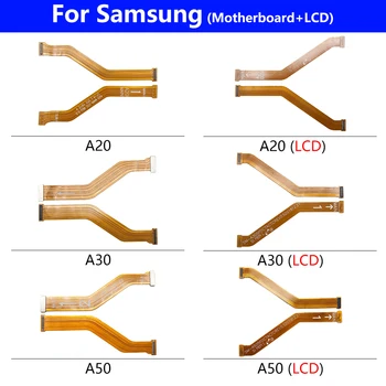20Pcs， Samsung A10 A20 A20E A30 A40 A50 A60 A60S A70 A80 A90 Peamine FPC LCD Ekraan Ühendada Emaplaadi Flex Kaabel Mooduli Osad