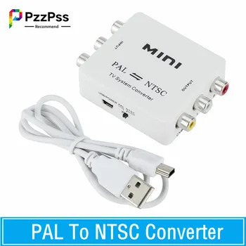 Mini PAL NTSC Bi-suunas TV System Converter Vahetaja PAL NTSC NTSC to PAL Dual-Way TV Composite Ühendus Muundurid