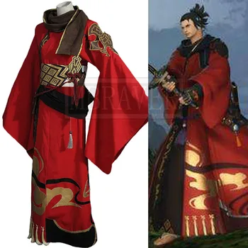 Final Fantasy XIV FF14 Samurai Cosplay Kostüüm Pool Jõulud Halloween Kohandatud Suurus