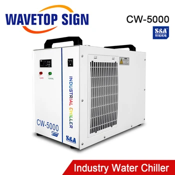 WaveTopSign S&A CW5000 Tööstuse Õhk Vesi Jahuti CO2 Laser Machine Jahutus CNC Spindel 80W 100W 130W 150W Co2 Laser Toru