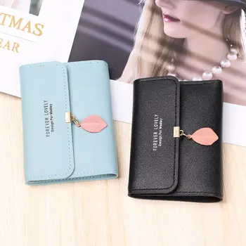 Armas Naiste Solid Color Trend Raha Kotti Krediitkaardi Kotid Hasp Mündi Rahakott Lühike Rahakott