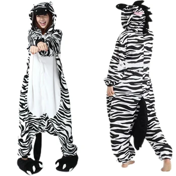 Uus Armas Brasiilia Zebra Cosplay Kostüümid Halloween Pool Xmas Täiskasvanud Unisex Loomade Pidžaamad Pidžaama Onesies Kombekas Seksikas Magada Ülikond